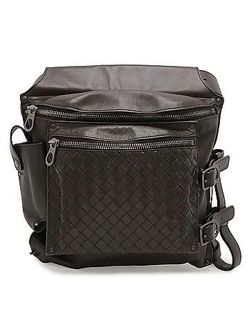Bottega Veneta BOTTEGA VENETA Bottega Veneta Intrecciato Waist Bag, Body Leather, Dark Brown, 121604 (view 1)
