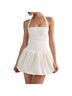Oh Polly 90% Polyester 10% Elastane 100% Polyester Ivory Cocktail Dress Size 6 - photo 1