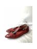 FRYE 100% Leather Red Flats Size 7 - photo 10