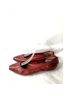 FRYE 100% Leather Red Flats Size 7 - photo 11