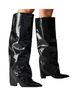 Steve Madden 100% Synthetic Black Boots Size 8 - photo 1
