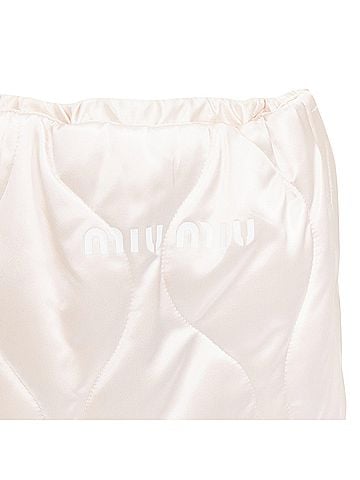 Miu Miu Miu Miu Runway Winter Pants quilted nylon pants (view 2)