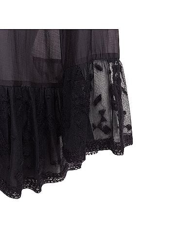 The Row The Row fringed embroidered lace peplum shirt (view 2)