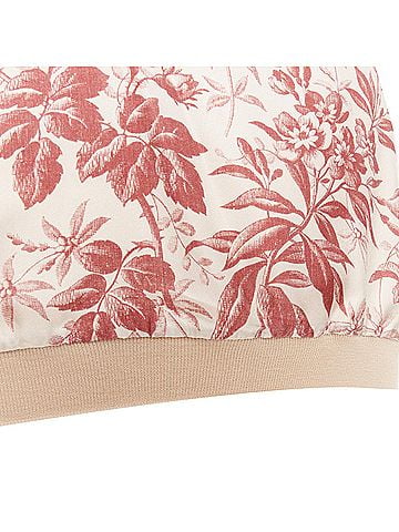 Gucci GUCCI Bloom floral butterfly silk print front wool knit sweater top M (view 2)