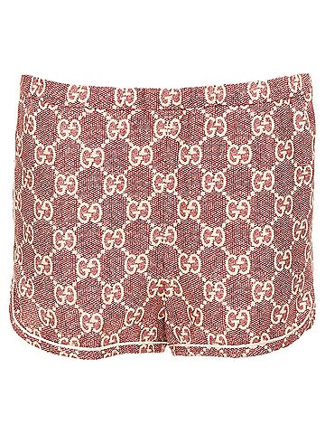 Gucci Gucci silk twill GG Supreme monogram shorts (view 1)