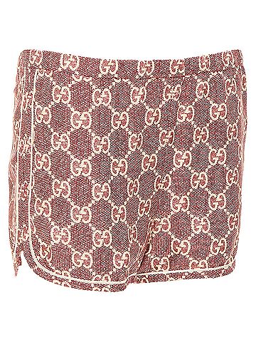 Gucci Gucci silk twill GG Supreme monogram shorts (view 2)