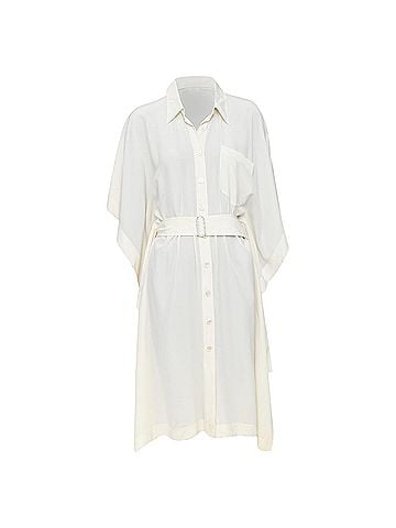 Hermès Hermes silk kimono kaften sleeves shirt dress (view 1)