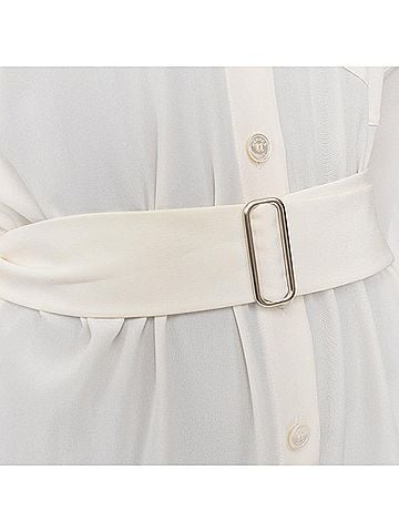 Hermès Hermes silk kimono kaften sleeves shirt dress (view 2)