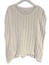 Lucky Brand 100% Cotton Ivory Pullover Sweater Size M - photo 1
