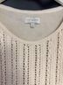 Lucky Brand 100% Cotton Ivory Pullover Sweater Size M - photo 3