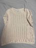Lucky Brand 100% Cotton Ivory Pullover Sweater Size M - photo 7