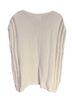 Lucky Brand 100% Cotton Ivory Pullover Sweater Size M - photo 2