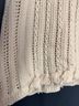 Lucky Brand 100% Cotton Ivory Pullover Sweater Size M - photo 8