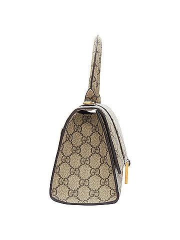 Gucci Gucci Balenciaga Hourglass Hacker Project Runway monogram B buckle bag (view 2)