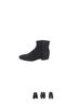 AQUATALIA Black Ankle Boots Size 7 1/2 - photo 2