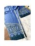 Chico's 100% Polyester Paisley Blue White Casual Pants Size L - photo 10