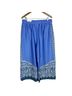 Chico's 100% Polyester Paisley Blue White Casual Pants Size L - photo 2