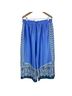 Chico's 100% Polyester Paisley Blue White Casual Pants Size L - photo 1