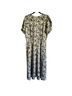 Downeast 100% Polyester Floral Blue Purple Green Cocktail Dress Size L - photo 2