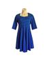 Acevog Polka Dots Blue White Casual Dress Size XL - photo 1