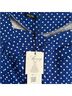 Acevog Polka Dots Blue White Casual Dress Size XL - photo 4