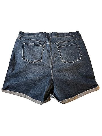 Torrid Sky High Denim Shorts (view 2)