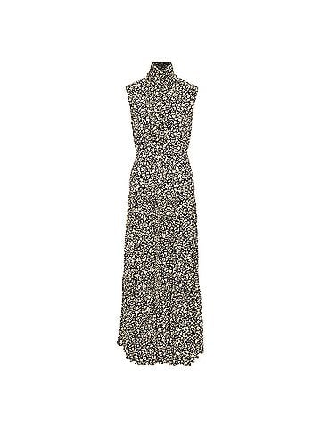 Céline Old Celine Phoebe Philo Runway floral hi neck dress (view 1)