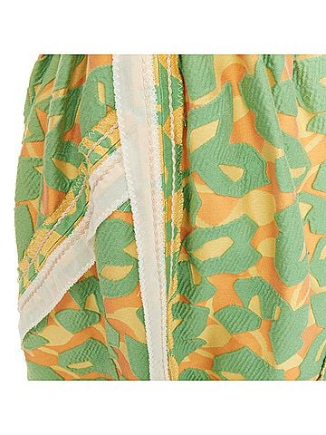 Prada Prada Runway raw edge brocade patchwork dress (view 2)