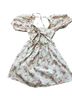 WAYF Floral White Pink Blue Green Red Casual Dress Size XS - photo 2
