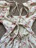 WAYF Floral White Pink Blue Green Red Casual Dress Size XS - photo 5