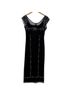 Cache 100% Polyester Floral Black Casual Dress Size L - photo 1