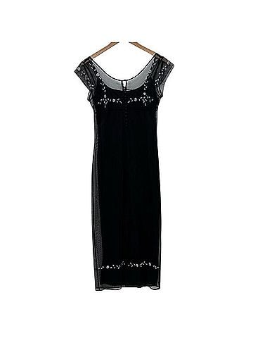 Cache Vintage Y2K Beaded Mesh Sleeveless Midi Dress Casual Dress (view 2)