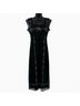 Cache 100% Polyester Floral Black Casual Dress Size L - photo 11