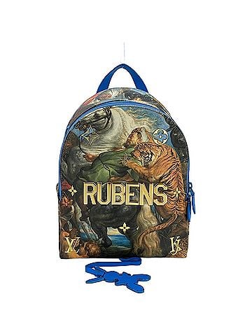Louis Vuitton Louis Vuitton Masters Collection Rubens Palm Springs Backpack, Blue (view 1)