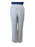 Briggs Stripes Gray White Linen Pants Size L - photo 3