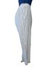 Briggs Stripes Gray White Linen Pants Size L - photo 4