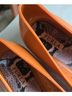 FURLA 100% Rubber Orange Flats Size 8 - photo 3