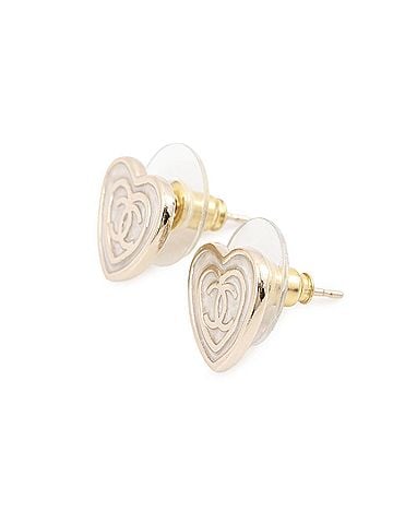Chanel Chanel earrings, Coco Mark metal heart earrings B24S ABD346 CHANEL (view 2)