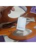 Hereu Orange Gray Leather Shoulder Bag One size - photo 3