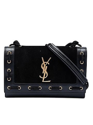 Saint Laurent Medium Suede Rope Stitch Kate Crossbody (view 1)