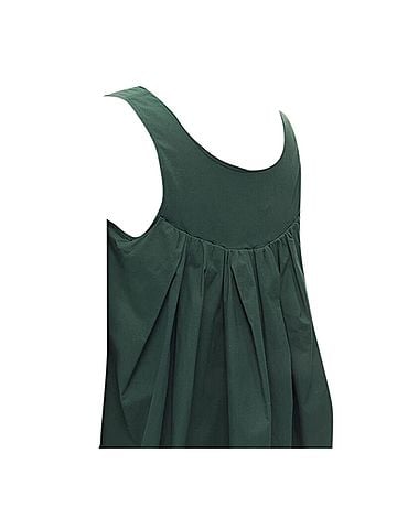 ROCHAS Rochas cotton blend back vest wide leg pants (view 2)