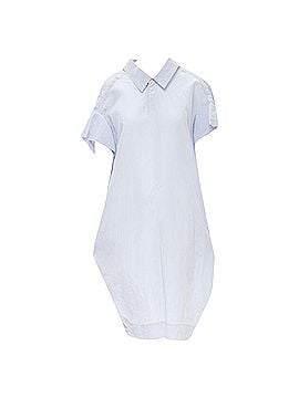 MARNI Marni overstitching crinkled viscose round boxy dress (view 1)