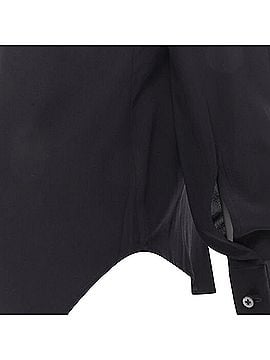 Maison Margiela Maison Margiela cotton silk trim reversed button cuff shirt (view 2)