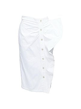 Max Mara Max Mara sfilata cotton asymmetric ruffles button skirt (view 1)