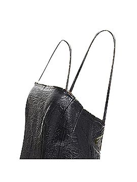 Junya Watanabe Junya Watanabe lacque bt tweed cocktail dress (view 2)