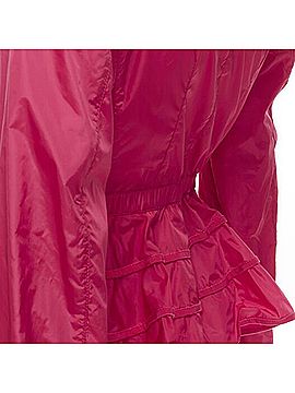 Moncler Moncler Gazon Giubbotto back ruffles belted waist windbreaker jacket (view 2)