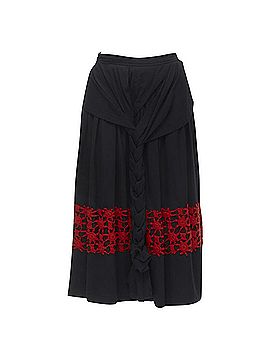 Comme des Garçons Comme Des Garcons braid embroidery skirt (view 1)