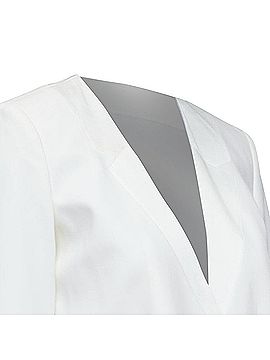 Theory Theory Tromp Loeil Lapel Shoulder Pad Cropped Tux Blazer (view 2)