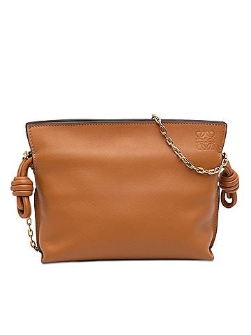 Loewe Nano Leather Flamenco Knot Chain Crossbody (view 1)
