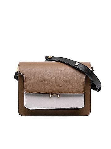 MARNI Tricolor Leather Trunk Crossbody (view 1)